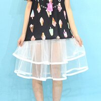 ACDC RAG See-through Tulle Skirt
