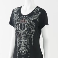 Ozz Croce Evil Sign Long T-Shirt