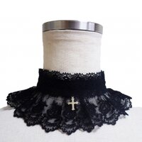Atelier Pierrot Cross Motif Choker