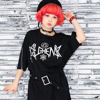 LISTEN FLAVOR Alchemy Zip Sleeve Cutsew w/ Belt