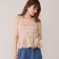 Honey Salon Flower Heart Tulle Bustier