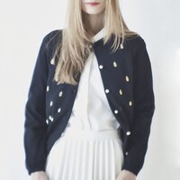 Q-pot. Strawberry Drop Cardigan