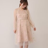 Honey Salon Flower Heart Tulle Dress