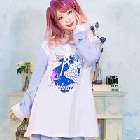 LISTEN FLAVOR Starry Unicorn Sailor Dress