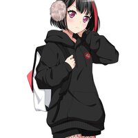 BanG Dream! Girls Band Party! x WEGO Collab Big Hoodie