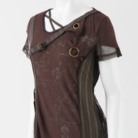 Ozz Croce Mesh Striped T-Shirt