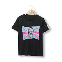 Hatsune Miku God Save the Mikueen Black T-Shirt