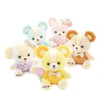 Candy Teddy Bears Colorful Pop Plush Collection (Standard)