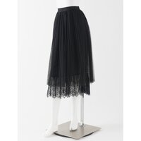 Rozen Kavalier Pleated Mesh Skirt