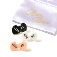 E Hyphen World Gallery BonBon Message Earrings