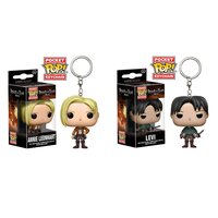 Pocket Pop! Keychain: Attack on Titan - Annie Leonhart & Levi Set