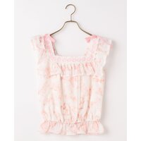 LIZ LISA Ribbon Pattern Short Top