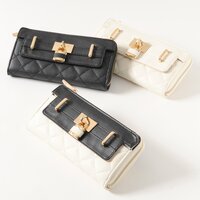 Long Wallet w/ Padlock Decoration