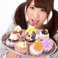 Zeitaku Sweets Deco Cupcake Big Keychain