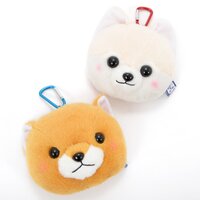 Mameshiba San Kyodai Dog Reel Pouches