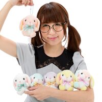 Pote Usa Loppy Pastel Rabbit Plush Collection (Ball Chain)