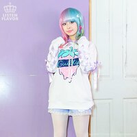LISTEN FLAVOR Melty Guilty Berry Lace-Up Trainer