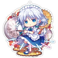 Touhou Project Creator's Keychain Charm: Sakuya Izayoi by Capura.L