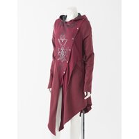 Ozz Croce Flared Hooded Cardigan