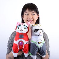 12" Tiger & Bunny Barnaby Brooks Jr. Hero Suit Cosplay Alpaca Prime Plush