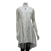 Ozz Croce Frilly Gauze Long Blouse