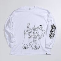 PARK Urahara Mari Line Drawing Long Sleeve T-Shirt