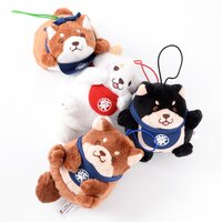 Chuken Mochi Shiba Various Poses Plush Collection (Mini Strap)