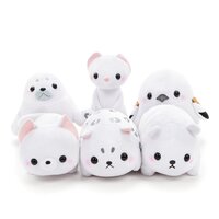 Pocket Zoo White Friends Animal Plush Collection (Standard)