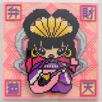 Shibuya Pixel Art Artists Works Nanoblock Relief Econeko