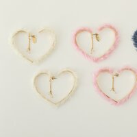 Honey Salon Heart Hoop Earrings