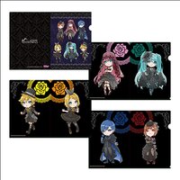 Hatsune Miku Vampire Fes Chibi Ver. A4-Size Clear File Set