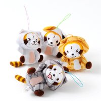 Rascal the Raccoon Nyanko-Style Plush Collection (Strap)