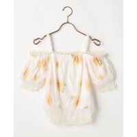 LIZ LISA Sunflower Print Blouse