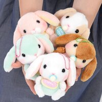 Pote Usa Loppy Baby Rabbit Plush Collection Vol. 2 (Ball Chain)