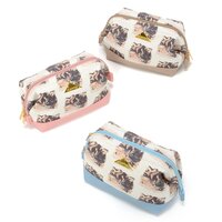FLAPPER Mofu Neko Wide Zippered Pouch