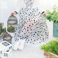 LISTEN FLAVOR Star Tulle Layered Skirt