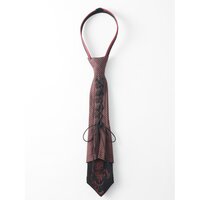 Ozz Croce Striped Pleated Necktie
