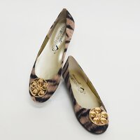Sengoku Bushou - Keiji Maeda Family Crest Tiger Stripe Pumps