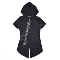 ACDC RAG Asymmetrical Short-Sleeve Hoodie