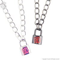 LISTEN FLAVOR Padlock Necklace