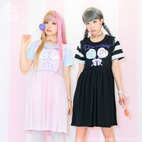 LISTEN FLAVOR Lollipop Candy Layered Dress