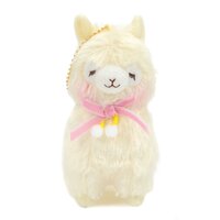 Alpacasso Pompom Velvet Ribbon Alpaca Plush Collection (Ball Chain)