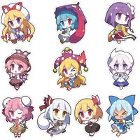 Touhou Project Acrylic Keychain Collection: Yurutto Touhou