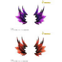 Pepatama Papercraft Fighting Spirit Effect Set A: Dark Ver.