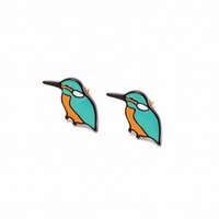 Lilou Bird Epoxy Earrings