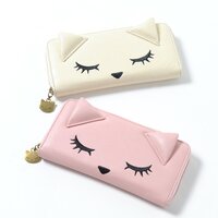 Osumashi Pooh-chan Zip-Around Wallets