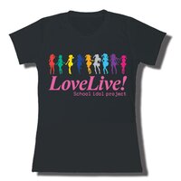 Love Live! Muse Colored Silhouettes Juniors' T-Shirt