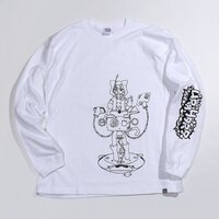 PARK Urahara Kotoko Line Drawing Long Sleeve T-Shirt