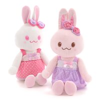 Usamomo Dress-Up Plush w/ Polka Dot Dress