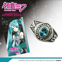 Hatsune Miku Motif College Ring